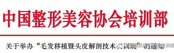 毛发移植和头皮解剖技术实操培训班于8月份在长沙美莱举办