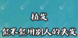我頭發(fā)特少想問:植發(fā)可以移植親人的毛囊嗎?有什么副作用嗎