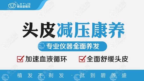 碧莲盛头皮养护项目中的头皮减压康养的作用是啥,价格多钱