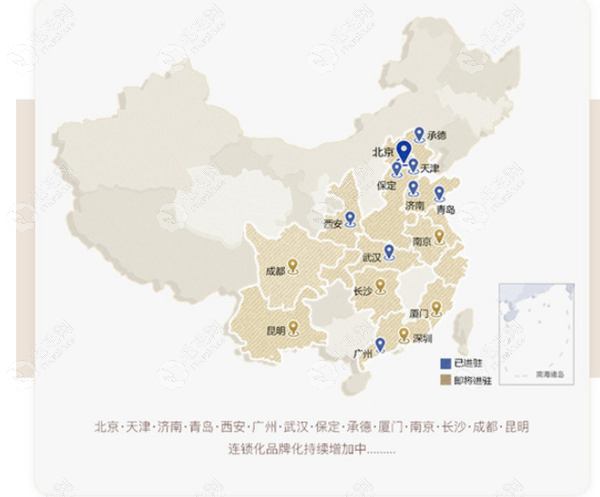 国内熙朵植发专科连锁