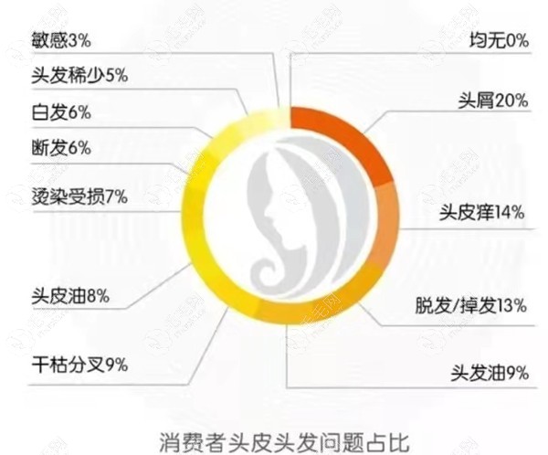 消费者头皮头发问题占比