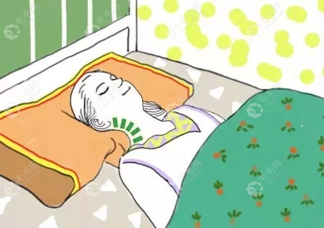 植发后脱落期注意睡眠护理