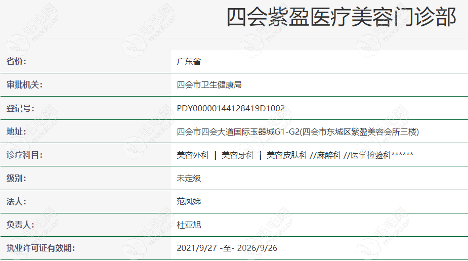 肇庆四会紫盈植发中心