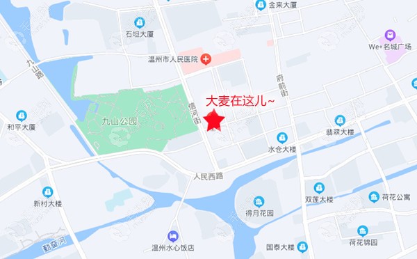 温州大麦微针植发地址图示