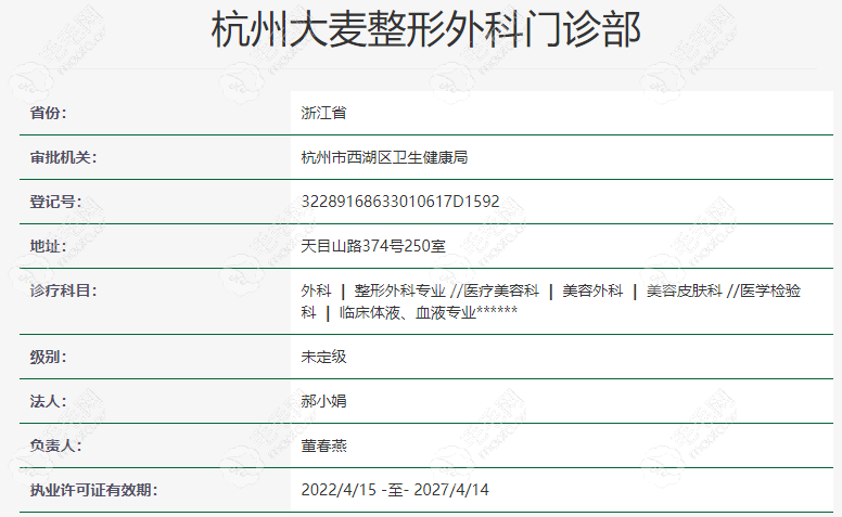 杭州大麦微针植发医院不是公办医院