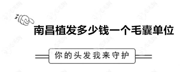 南昌植发多少钱一个毛囊单位?/大麦植发一单位价格