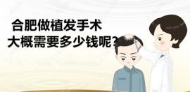 合肥做植发手术大概需要多少钱一根?参考2025合肥植发价格表