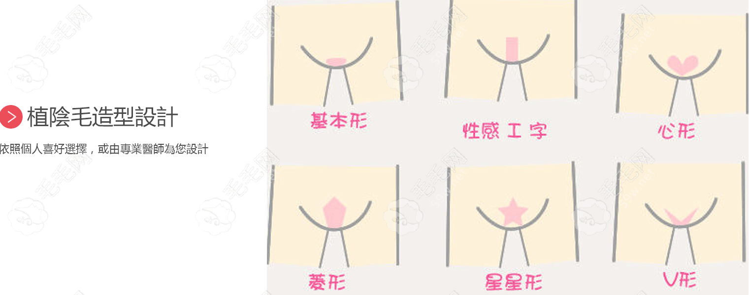 比基尼种植的形状设计方案