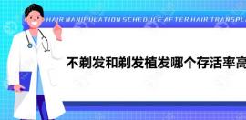 不剃發(fā)長發(fā)種植存活率高嗎?與剃發(fā)相比數(shù)據(jù)上區(qū)別有多大