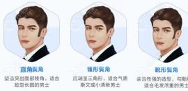 鬓角形状有4种图片和名称,那男/女生两侧鬓角什么形状好看