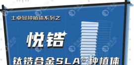 瑞士iti悦锆种植体不是亲水的,但质量更好,骨结合时间更短