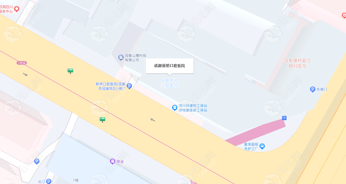 成都新桥口腔衣冠庙店地址在一环路南四段4号59w.net