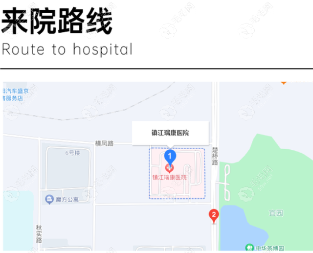 镇江瑞康医院口腔科路线 59w.net