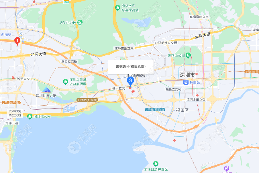 深圳诺德齿科福田总院地址