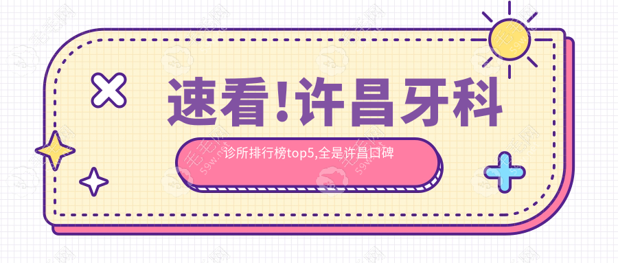 速看!許昌牙科診所排行榜top5,全是許昌口碑好又便宜的牙科!