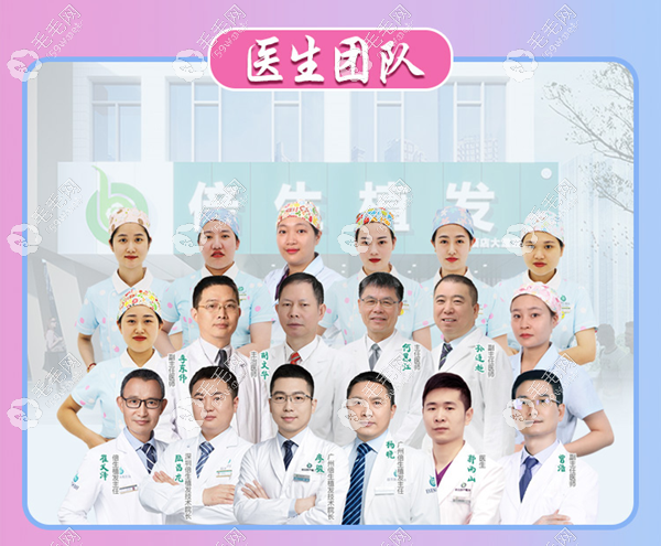 广州倍生植发医师团队