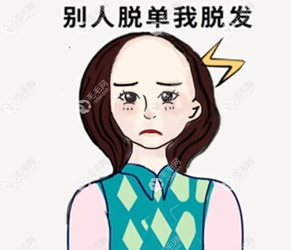 努力拯救发际线，争取脱单