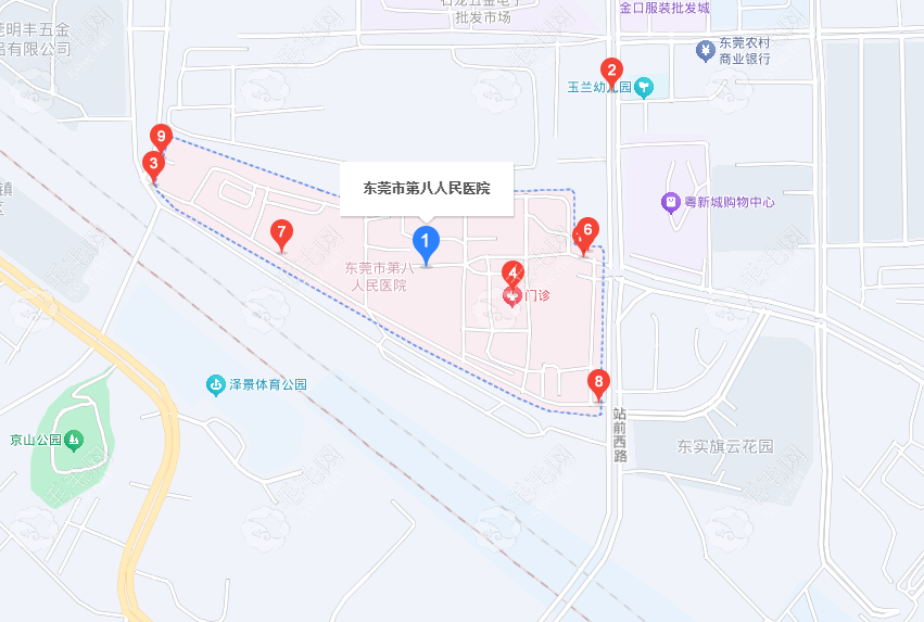 東莞市第八人民醫(yī)院口腔科地址