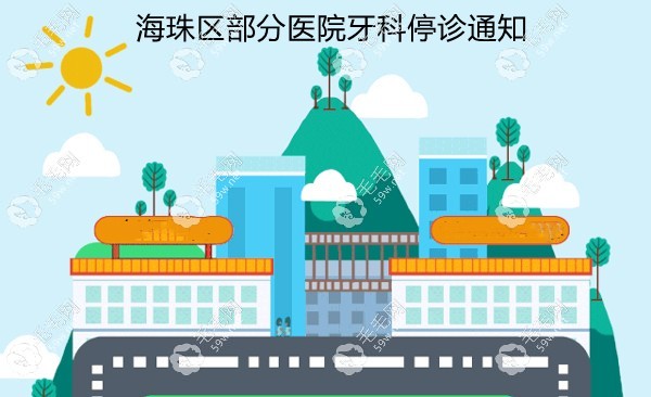 广州海珠区及白云区等部分牙科停诊