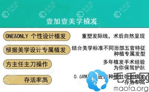 顺德壹加壹FUE微创种植技术