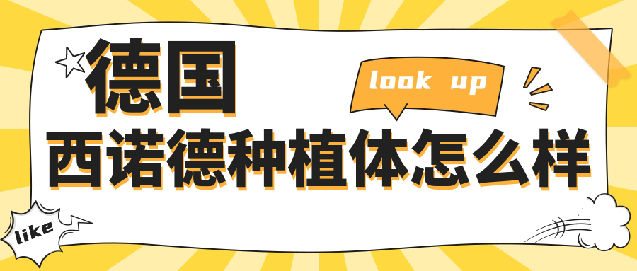 德国西诺德种植体怎么样