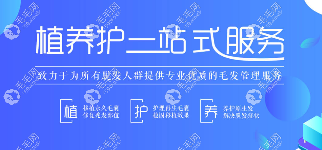 百年植发的植养护全方位服务