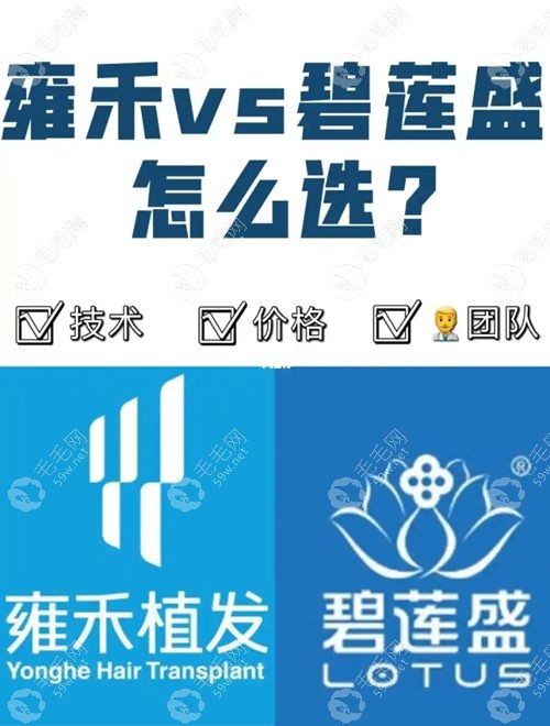 雍禾植发靠谱还是碧莲盛靠谱