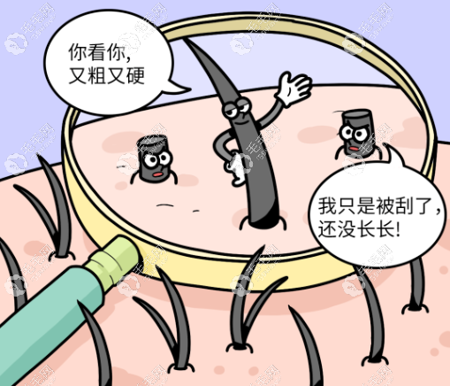 剃光頭看起來(lái)頭發(fā)粗了是視覺(jué)誤差