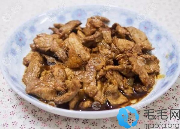 肉类可以有效治疗脱发