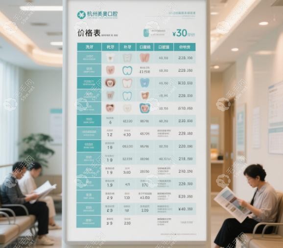 杭州美奧口腔價(jià)格表