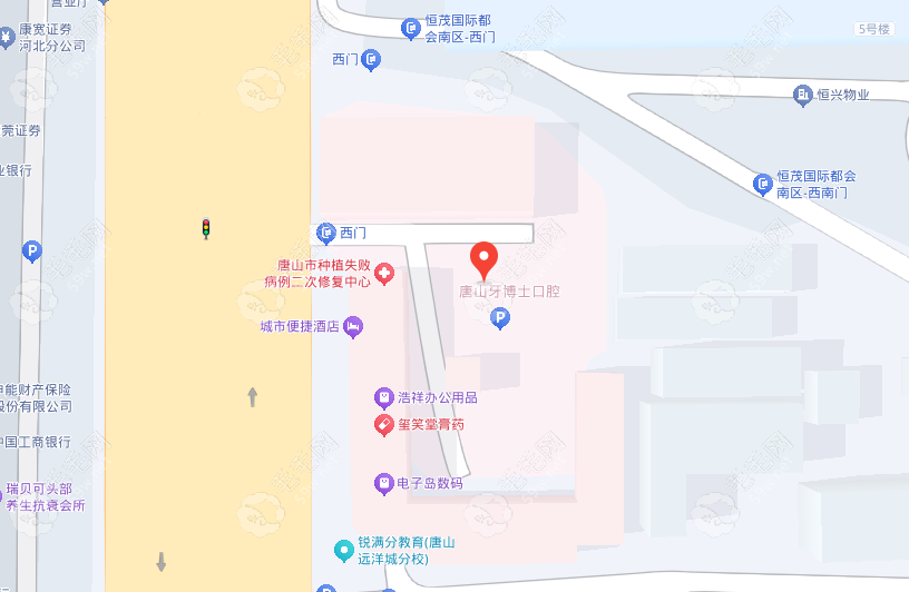 唐山牙博士口腔醫(yī)院遠(yuǎn)洋城店地址