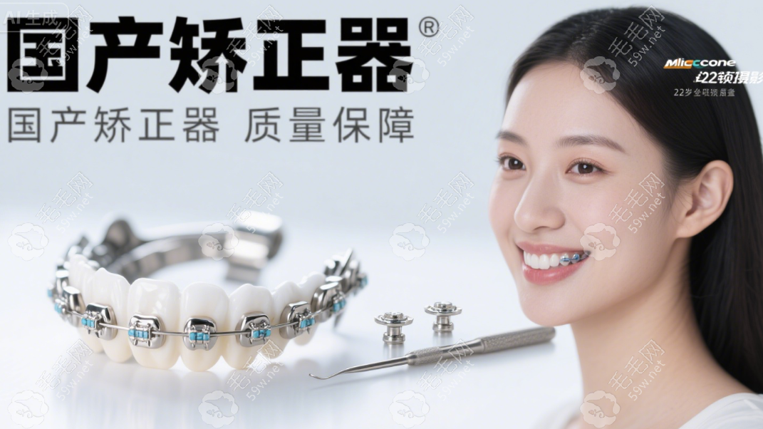 Micoone自锁托槽牙套价格1.2万起,属于国产矫正器质量很不错哟