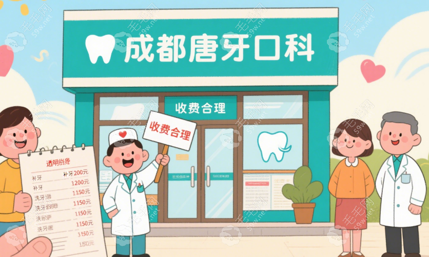 成都唐牙科收费合理
