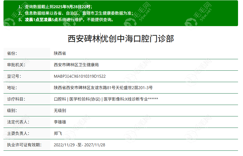 西安中海口腔正规