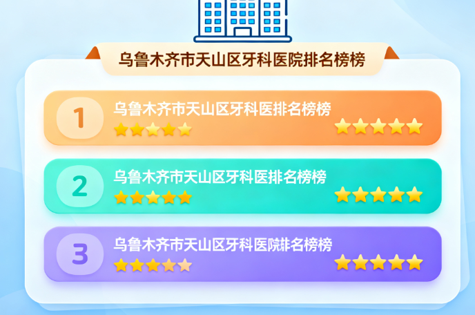 乌鲁木齐市天山区牙科