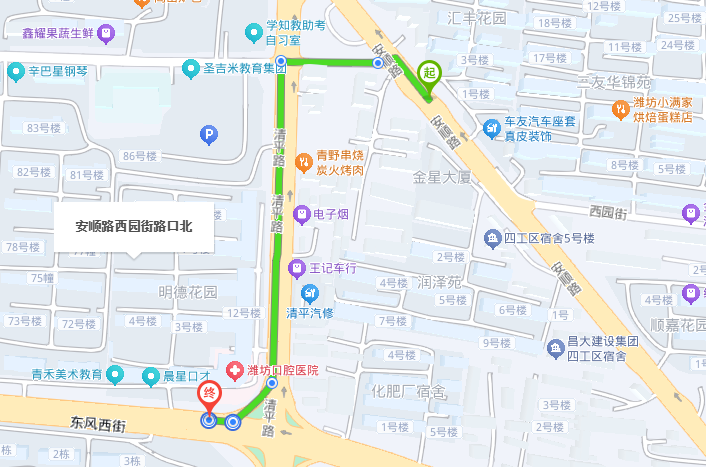 潍坊口腔医院(潍坊市南关牙科医院)地址