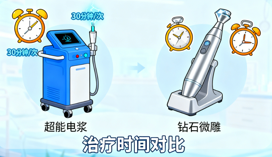 超能電漿和鉆石微雕的適用場景