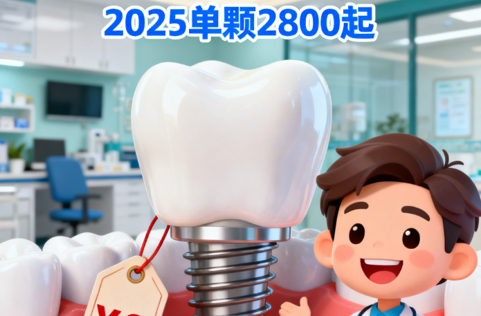 内江种植牙多少钱一颗？2025单颗2800起，附7家牙科医院种牙收费价格对比整理