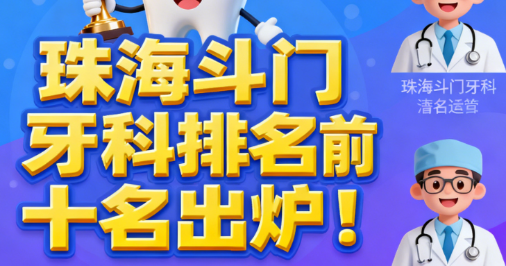 珠海斗门牙科排名前十名出炉！种牙矫正价格透明，这几家口碑好别错过