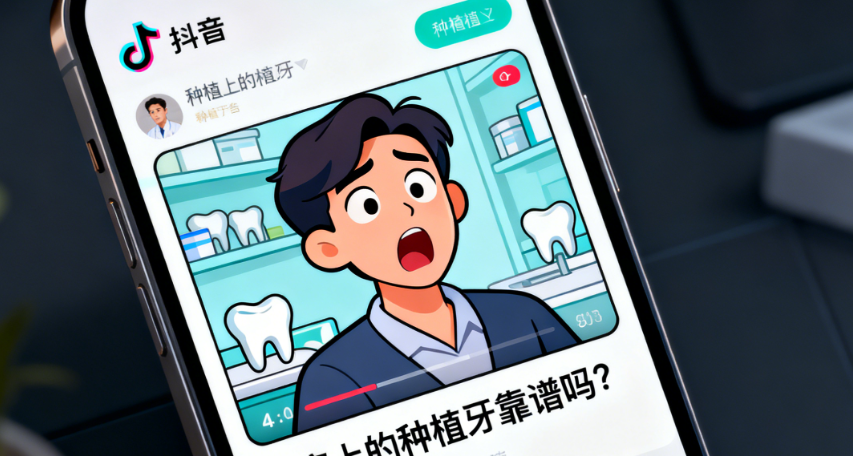 抖音上的那些种植牙靠谱么？实测多家医院及品牌，揭秘高性价比种牙真相
