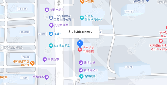济宁忆美口腔交通路线
