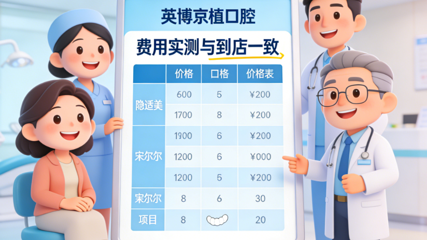 英博京植口腔价格表