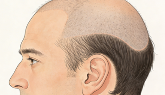 如何对照脱发1-7级图片判断脱发等级