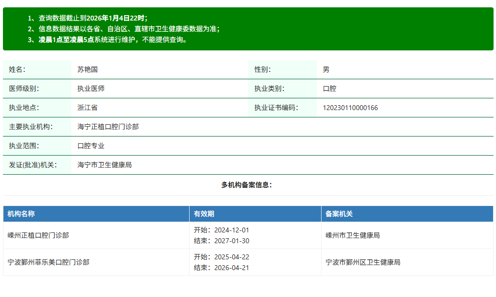 苏艳国医生核心资质背景www.59w.net
