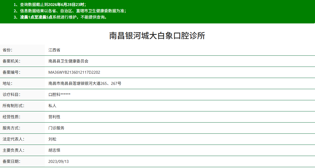 南昌大白象口腔门诊部