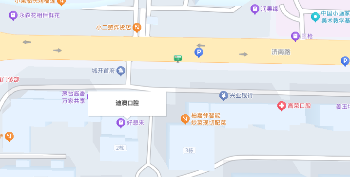 临沂迪澳口腔路线